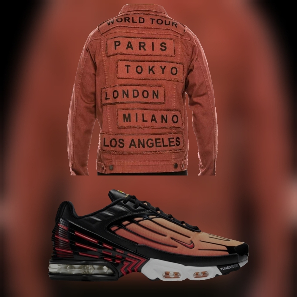 World Tour Colored Denim Jacket - Picture 3 of 4